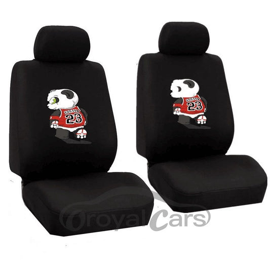 Creative Style The Sporty Panda Good Ventilating Wear-Resistant And Dirt-Proof Single Car Seat Covers