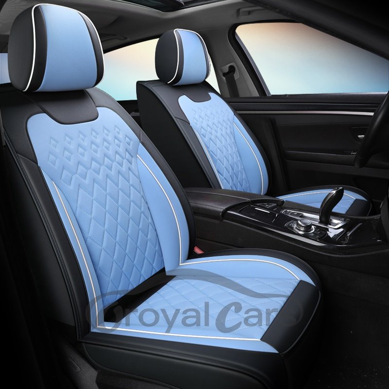 5 Seats Wear-Resistant Leather Design Airbag Compatibility Full Coverage Durable Unfading Universal Fit Seat Cover Suitable For Most Cars