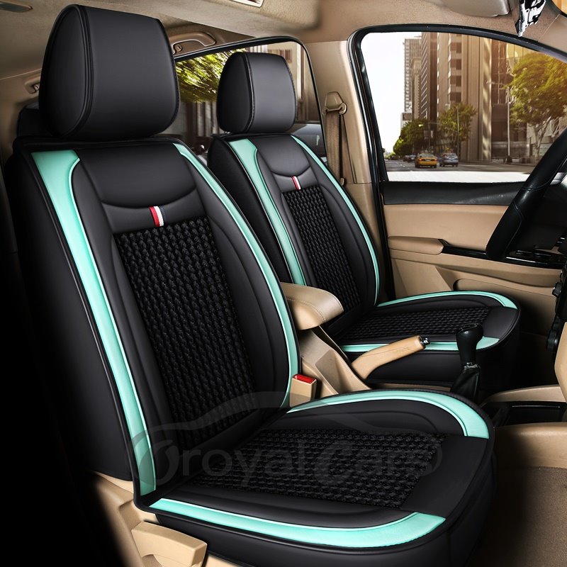 Full Coverage Wear Resistant Durable Ice Silk 1 Front Car Seat Cover Suitable For Most Cars/ 7-Seater Seat Covers Can Be