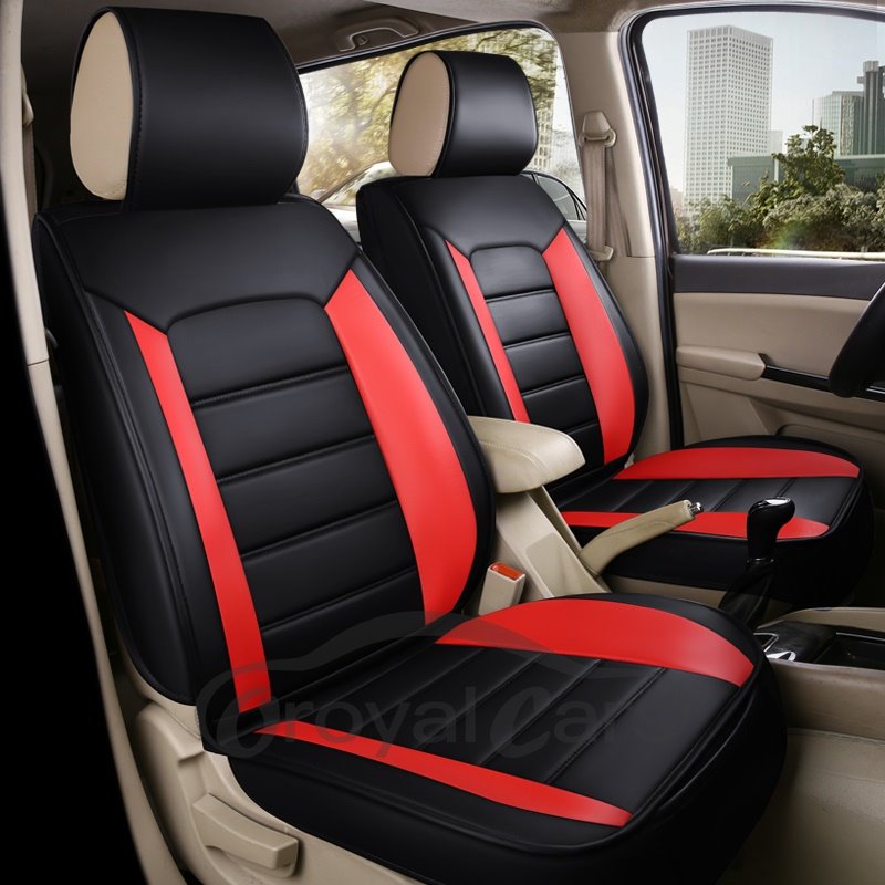 Wear Resistant Durable Leather Full Coverage 1 Front Car Seat Cover Suitable For Most Cars/ 7-Seater Seat Covers Can Be