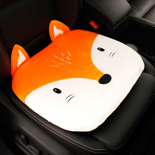 Plush Cartoon Car Cushion Thickened Bottom Anti-Skid Cute Bunny Bear Car Cushion