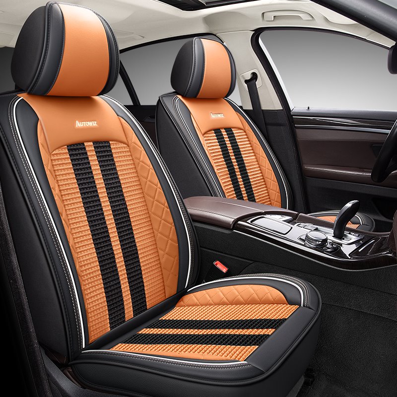 Full Coverage Soft Wear-Resistant Durable Skin-Friendly Man-Made PU Leather And Ice Silk Materia Airbag Compatible 5-Se