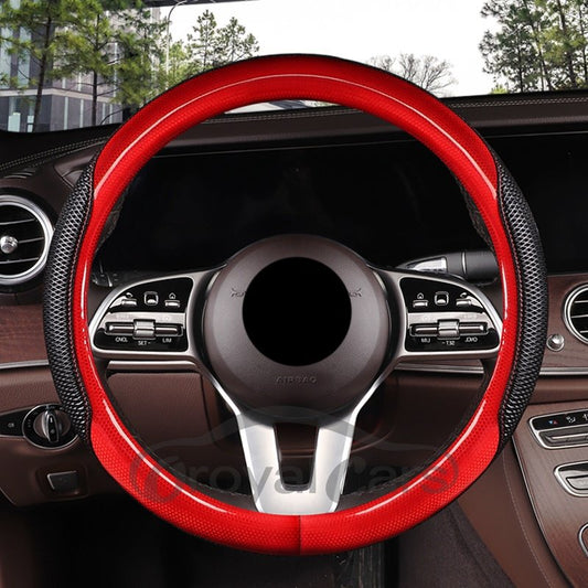 Safe Non-slip Soft and Breathable Four Seasons Comfortable Grip Suitable for 98% of Cars Steering Wheel Covers