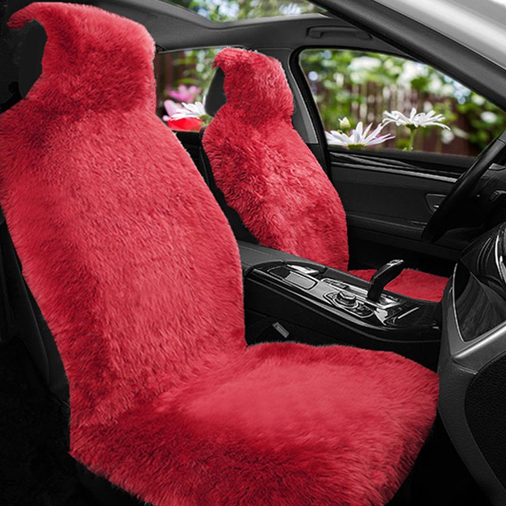 Plush Material No Lint Easy To Clean And Environmentally Friendly 1 Piece Front Single Seat Cover Soft and Skin Friendly