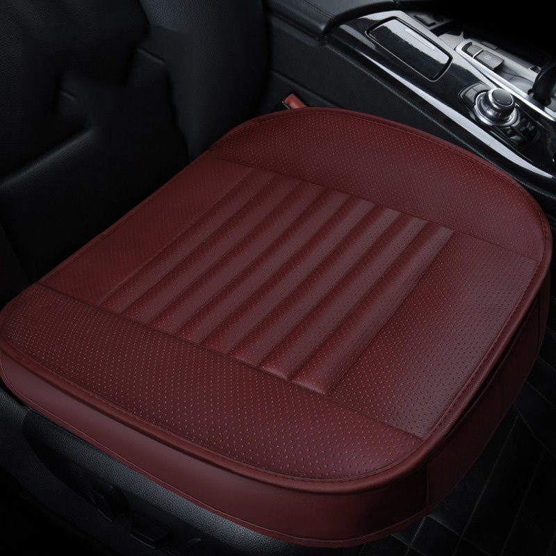 Car Seat Cushion, 2PC Breathable Car Interior Seat Cover Cushion Pad Mat for Auto Supplies Office Chair with Durable PU
