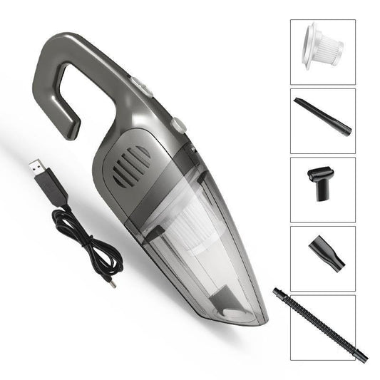USB Charging Portable Car Vacuum Cleaner High Power Handheld Vacuum No Noise 120W 12V 7000PA Best Auto Accessories Kit for Detailing and Cleaning Car Interior