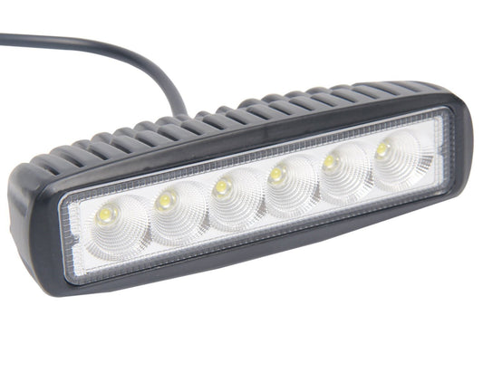 Luces externas Barra de luces LED de 18W para ATV Barco Suv Camión Coche Atv
