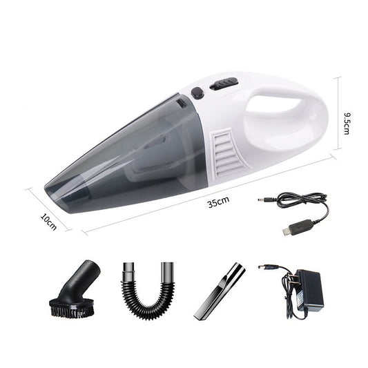 Portable Car Vacuum Cleaner Cordless Lightweight Strong Suction Wet Dry Handheld Vacuum USB Rechargeable Li-ion Hand Vacuum for Pet Hair Home Office a