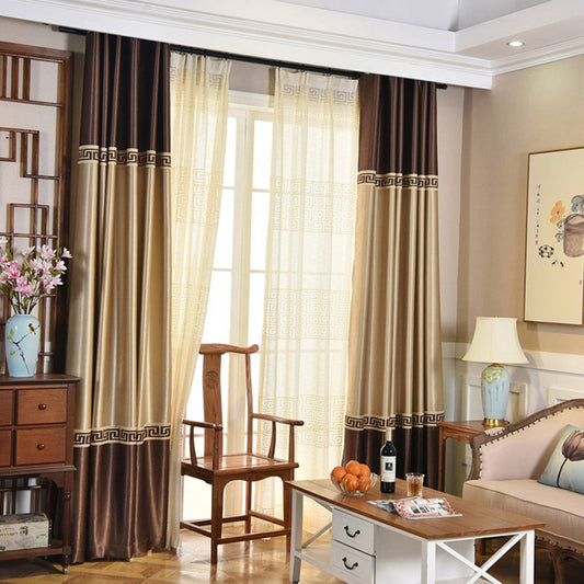 Cortina de ventana moderna con ojales, opaca de poliéster, personalizada, 2 paneles, cortinas para decoración de sala de estar y dormitorio, No Pi (144W*84"