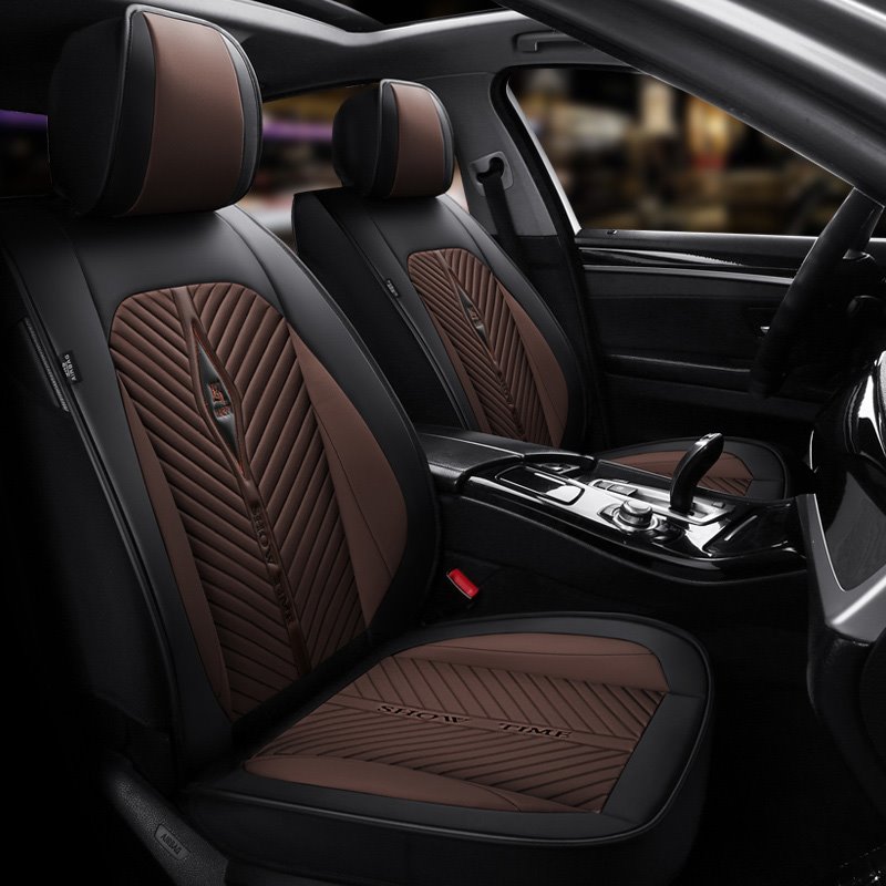 Only 3 Left in Stock Leather Car Seat Covers Breathable Waterproof Faux Leatherette Automotive Vehicle Cushion Cover for