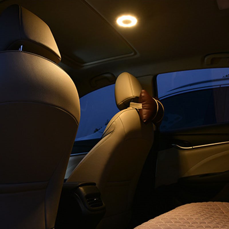 Lámpara de lectura Universal para coche, lámpara Interior Led, fila trasera, lámpara de techo para coche, lámpara de techo para maletero