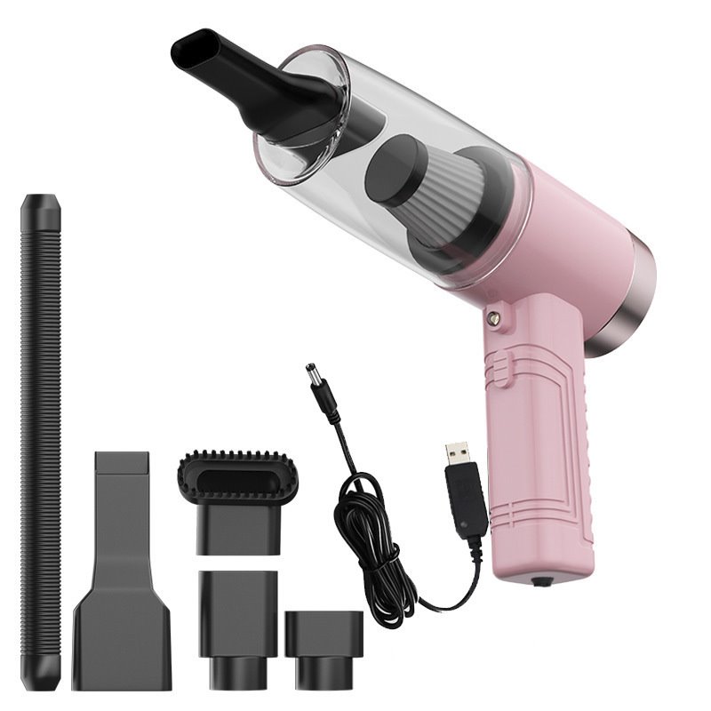 USB Charging Portable Car Vacuum Cleaner High Power Handheld Vacuum 120W 12V 4500PA Best Auto Accessories Kit for Detailing and Cleaning Car Interior
