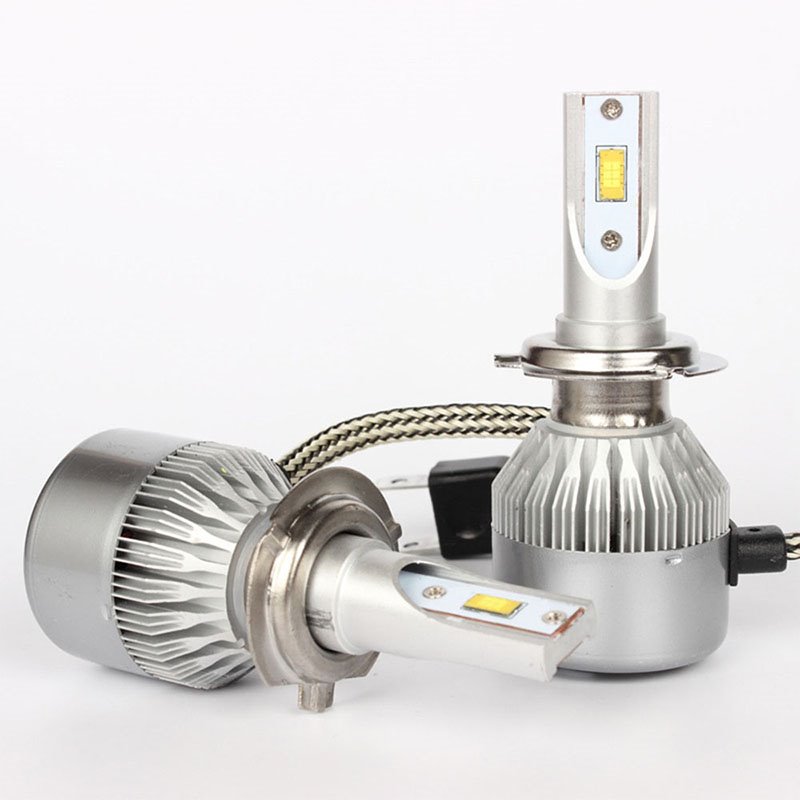 Car Lighting Bulbs 72W LED Headlight Bulb 4000 Lumens 6000K Cool White Philips Lampwick IP68 Standard (Please Note The Details Of Your Car In The Shopping Cart)
