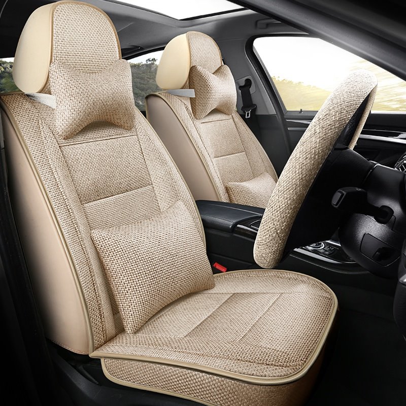 Car Seat Cover Breathable Fabric Wear-resistant Materials Wear-resisting Scratch No Peculiar Smell Fresh Breathable Not