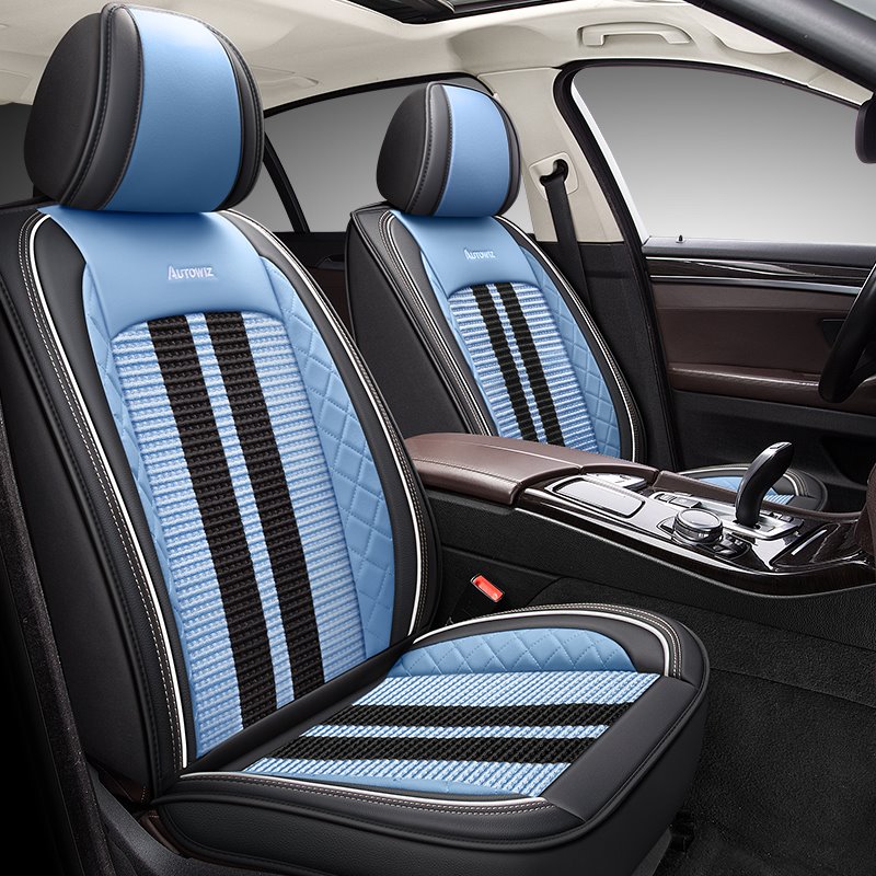 Full Coverage Soft Wear-Resistant Durable Skin-Friendly Man-Made PU Leather And Ice Silk Materia Airbag Compatible 5-Se