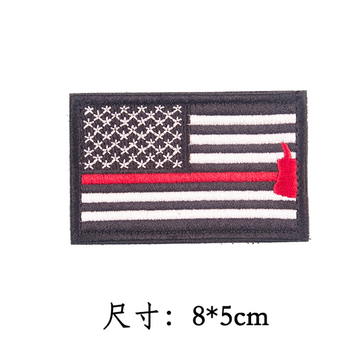 Embroidered American Flag Clothing Accessories Velcro Backpack Decorative Badge USA Armband Patch Sticker