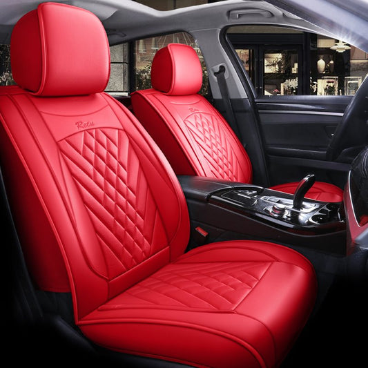 5 Seats Wear Resistant Leather Material Stereoscopic Design Comfortable And Wrinkle Resistant Universal Fit Seat Covers Please Note The Year and Model