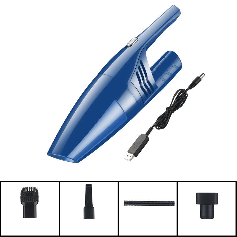 USB Charging Portable Car Vacuum Cleaner High Power Handheld Vacuum No Noise 120W 5000PA Black Pink and White