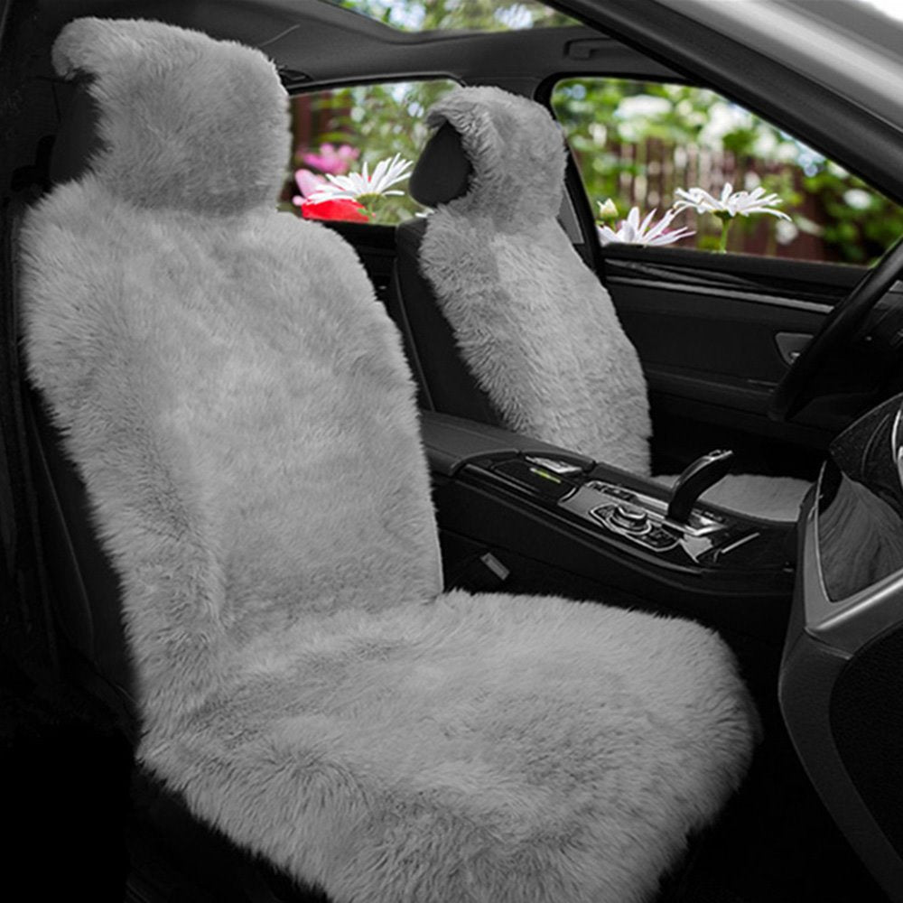 Plush Material No Lint Easy To Clean And Environmentally Friendly 1 Piece Front Single Seat Cover Soft and Skin Friendly