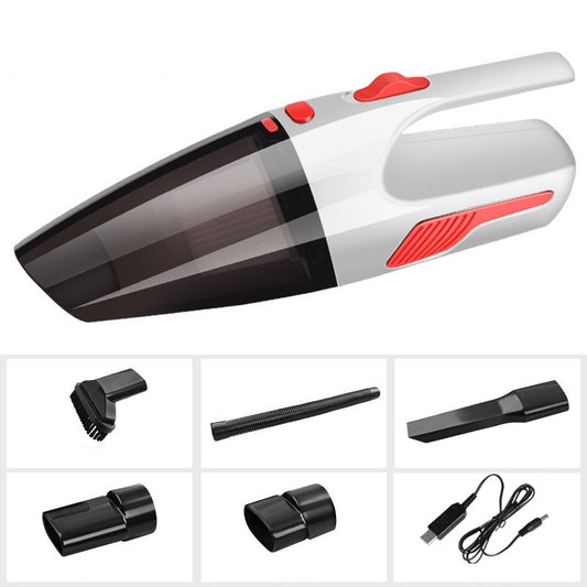 Cigarette Lighter Charging Portable Car Vacuum Cleaner High Power Handheld Vacuum No Noise 120W 12V 4500PA Best Auto Accessories Kit for Detailing and Cleaning Car Interior