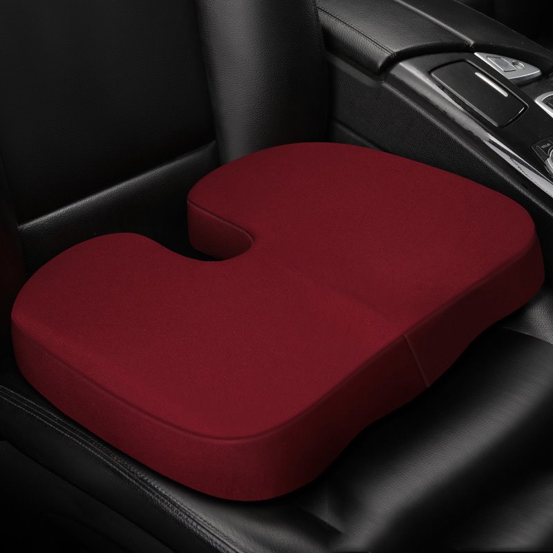 Comfort Car and Truck Seat Cushion - Memory Foam Wedge Chair Driving Pillow
