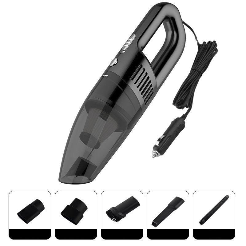 Car Vacuum DC 12V 120W 4500PA High Power Portable Handheld Car Vacuum Cleaner Strong Suction Wet and Dry Use Quick Cleaning with 16ft Power Cord