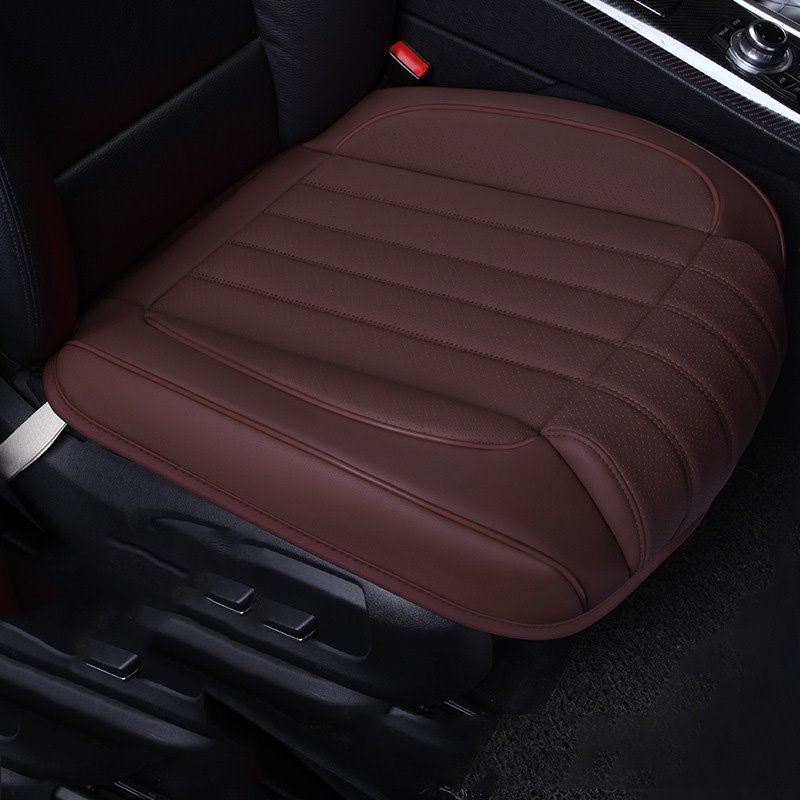 Car Seat Covers 2 Pack, Edge Wrapping Car Front Seat Covers Pad Mat for Auto Supplies Office Chair with PU Leather