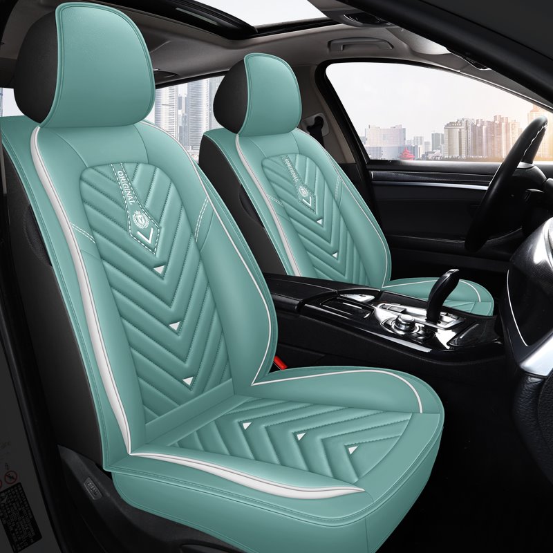 2 Different Versions 5 Seats Universal Fit Seat Covers Wear Resistant Dirt-proof and Scratch Proof High Quality and Inexpensive Air Bags Are Compatible
