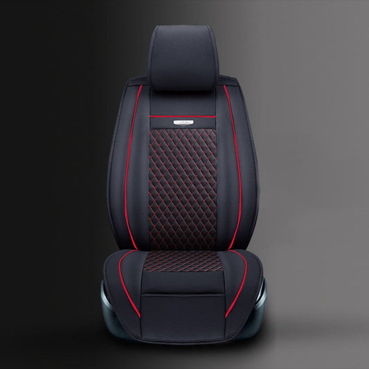 1 Uds. Material de cuero Simple, cómodo y resistente al desgaste, clásico, excelente estilo de negocios, asiento delantero único universal 
