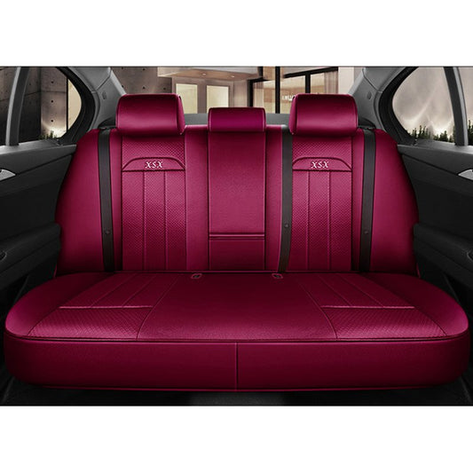 Classic Simplified Design With Streamlined Patterns Custom Car Seat Covers (No Pillows)